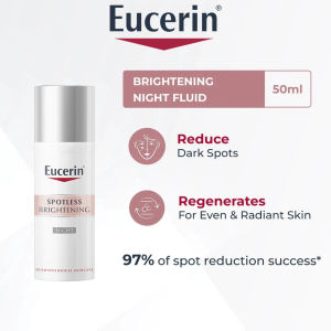 Eucerin Spotless Brightening Night FluidDark Spot CorrectorThiamidol Overnight Brightening Moisturizer