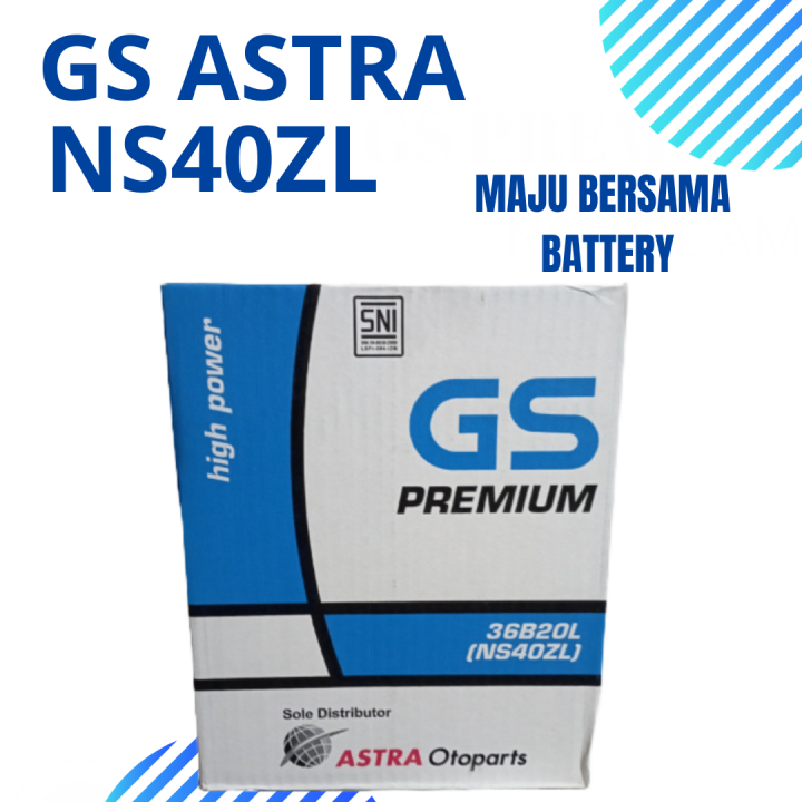Aki Mobil Astra NS40ZL DAIHATSU (Charade Series, Classy, Charmant