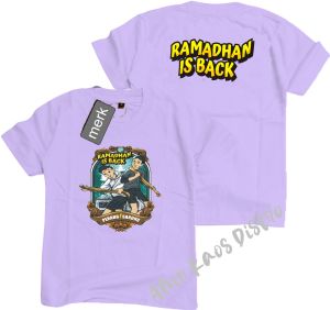 Kaos Atasan Ramadhan Is Back Perang Sarung Kaos Pria & Wanita Kaos Murah Kaos Distro Bandung Kaos Katun Distro Hitam Putih