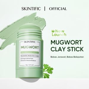 [Ready Stock] SKINTIFIC Mugwort Acne Clay Stick 40g