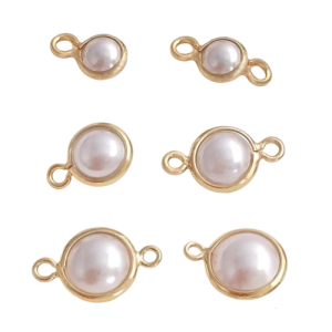 Set of 5 Pearls Pendants Necklace Pendant Craft Accessories Pendant for Unique and Craft Projects