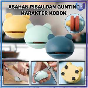 Asahan Pisau Mini Karakter Kodok / Alat Pengasah Penajam Pisau Dan Gunting