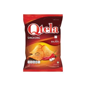 Qtela Balado Keripik Singkong Rasa Manis Pedas