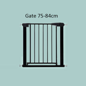 Adjustable Baby Safety Door Gate Pet Dog Cat Fence Stair Door Metal High Strength Iron Gate For Kids