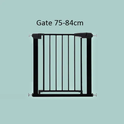 Adjustable Baby Safety Door Gate Pet Dog Cat Fence Stair Door Metal High Strength Iron Gate For Kids
