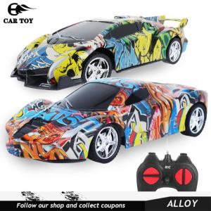 Car Toys 1:24 Remote Control Car 4 Channels Wireless Operation Fall Resistant Rotating Stunt Toy Car Christmas Gift For Kids