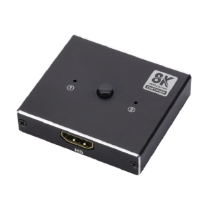 2 trong 1 ra hoặc 1 trong 2 ra HDTV Hộp chuyển đổi với đèn báo LED Splitter cho thiết bị chuyển mạch