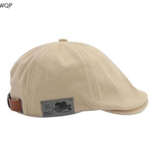 [WQP Fashion Store] COD Jewerry 2025 New Mens Vintage Linen Fashion Hip Hop Solid Beret Side Label Womens Hat Vintage Beanie Crowd Style Sun Beret