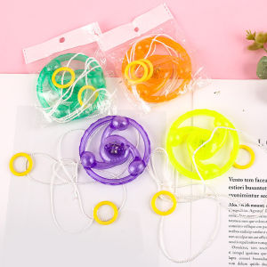 5Pcs Spinner Toys For Kids Flash Pull Line Led Flywheel Whistle Creative Classic Toys Lootbag Filler / Paninda