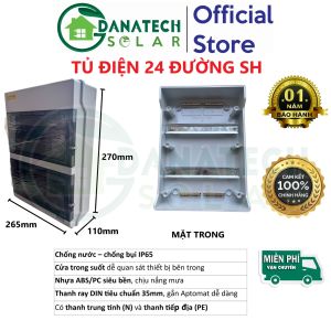 Tủ điện nhựa ngoài trời IP65 SH chống bụi chống nước nhựa ABS chất lượng cao chịu nhiệt