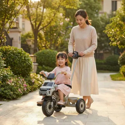 COD ✔4in1 Kids walker tricycle kids bicycle three-wheeled stroller baby tricycle