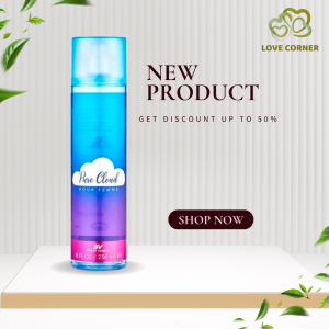 Sweet Vanilla Perfume Collection Pure Cloud Pour Femme Fine Fragrance Body Mist 236ML