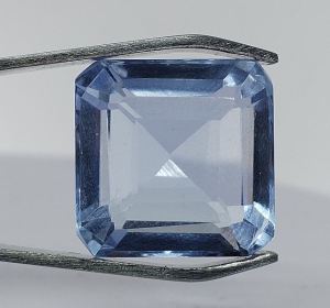 Natural Tanzania Blue Color Tanzanite 17.85 Cts.Emerald Cut Eye Clean Loose Gemstone
