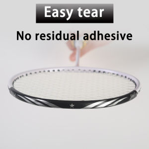 ERANPO 2Pcs Badminton Racket Head Protector Tape PU Anti Paint Off Wear Resistant Sport Badminton Accessories Equipment tennis 1