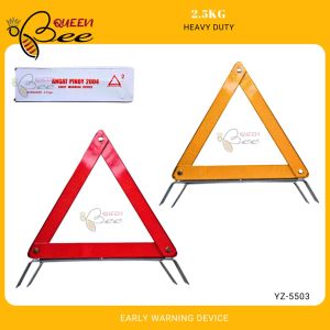 QB Angat Pinoy Early Warning Device - 1SET/2PIECES - 1KG/2.5KG Foldable Red and Orange Car Safety Emergency Signage - YZ-5002 YZ-5503