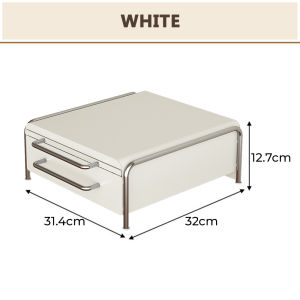 Roco Rak Mesin Kopi Coffee Machine Stand with Extension Board and Drawer Coffee Bar Organizer Storage Rack