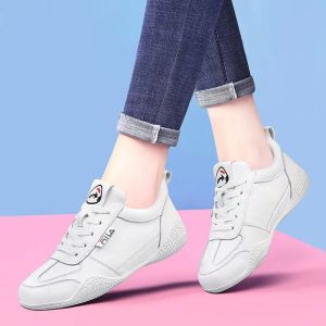 Samain Little White Shoes Women Sports Casual 2025 Style Autumn Summer Flat Peas Soft Sole Small