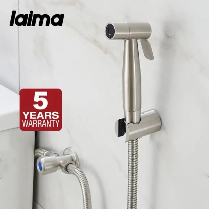 LAIMA Stainless Steel Bidet Set Heavy Duty Bidet Spray Set For Bathroom bidet and hose set