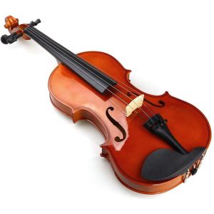 Violin Wood 4/4 4/3 สีน้ำตาลดำ | คุณภาพสูง | พรีเมียม | อุปกรณ์ครบ | พร้อมกระเป๋า | ขนาด: 4/4 4/3
