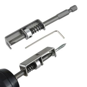 GLOBECART Safety Screw Fixation Spring Positioning Drill Alloy Steel SingleHand Operation Drill Bit High Quality Portable Anti Drop Screw Holder Bit for Electricians Mechanics DIY Power Tools