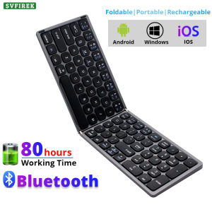 Foldable Bluetooth Leyboard Portable Wireless Keypad computer suitable for Android Windows phone