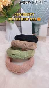 Bando Korea Headband Twine Kain Rami by Velmorra