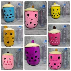 Boneka Boba Bubble Tea Karakter Ukuran L T34cm D20 & XL T38 D24 - BOBA BUBBLE TEA