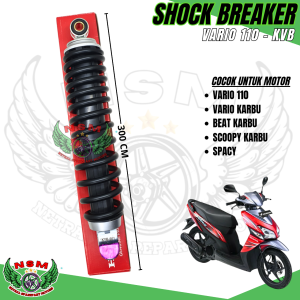 Shockbreaker belakang vario 110 / beat / scoopy / spacy karbu / Shock Belakang vario 110