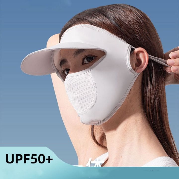 You%20summer%20face%20face%20shield%20sun%20protection%20uv%20protection%20face%20cover%20Fishing%20Elastic%20Cycling%20UV%20Protection%20Solid%20Color%20Sunscreen%20Veil%20Outdoor%20With%20Cap%20Brim%20Eye%20Protection%20For%20Women%20Face%20Scarves%20Ice%20Silk%20Womne%20Sun%20Hats%20Face%20Cover%20Face%20Gini%20-%20Image%202