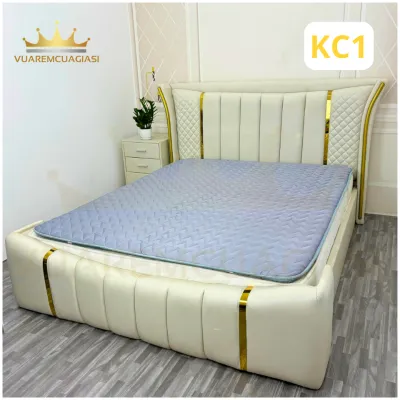 Nệm Topper KingCool Nệm Điều Hòa chất liệu vải Tencel Kết Hợp Bông Gòn Lông Vũ Mềm Mịn Và Thoáng Mát