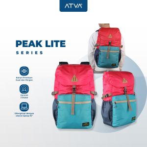 ATVA Wanderer Tas Ransel Pria Daily Backpack Laptop 16 inch Tas Backpack Outdoor Tas Sekolah Kuliah Peak Lite Series Lazule
