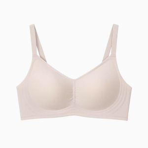 Suji Semi-Fixed Pad Mocha Jelly Support Latex Bra (Wireless. Seamless. lingerie) - TSB25