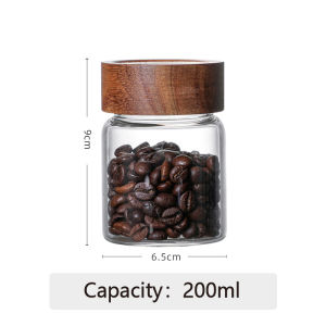 OMK food storage container sealed tanks airtight coffee bean storage containers tea storage tanks food storage container set glass jar air tight glass jar container glass jar with bamboo lid
