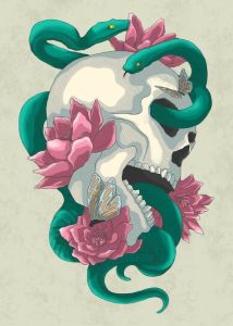 Hình ủi nhiệt in áo Mẫu tranh RẮN in áo mặc Tết 2025 (Nhiều kích cỡ & Mẫu) in áo bền màu.