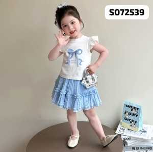 Setelan baju dan rok impor anak perempuan usia 0-4 tahun/set rock dan baju anak cewek