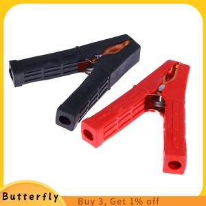 Butterfly 2pcs 200A Crocodile Alligator Clips Car Battery Insulated Clip Clamp Connector for Jumper Cables Boost