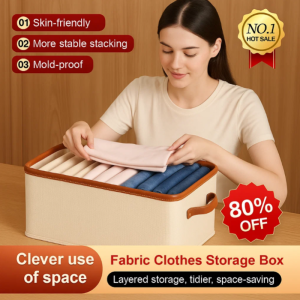 Fabric Closet Foldable Box Dust Cover Organizer Multifunction Scientific Layout Portable