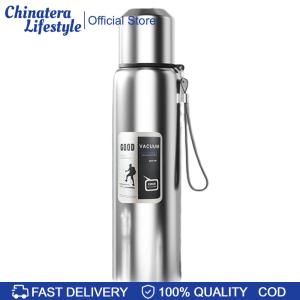 600-1000ml 316 Stainless Steel Insulated Thermal Water Bottle W/Handle Rope Thermal Mug Cold Thermal Tumbler for Hot Cold Drink