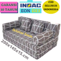 Inoac Sofa bed ukuran nomor tiga sofabed Busa Inoac kasur lipat sofa lipat Ruang tamu serbaguna 3in1. 