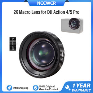 NEEWER 2X Macro Lens for DJI Osmo Action 5 Pro Action 4 Close Up Camera Lenses LS-68