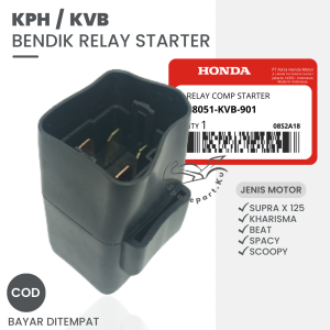 (GROSIR) KPH/KVB OTOMATIS BENDIK STATER KARISMA HONDA SUPRA X 125 VARIO 110 SPACY SCOOPY / SWIT STARTER BIT CARBU / SWITCH OTOMATIS STARTER VARIO 110 / BENDIX BENDIT BENDICK BENDIG RELAY COMP POWER KHARISMA