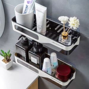 Bathroom Corner Racks Wall Storage Organizer Toilet Rack Shower Shelf Corner Drain Rack Rak Tandas Rak Bilik Mandi Dapur