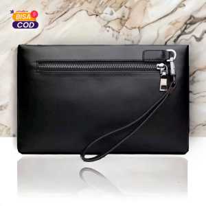 Handbag Pria Clutch Kulit PU Leather - Dompet besar Pria