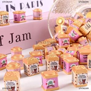 [COD] yixiayun 5PCS Mini Simulation Candy Jar Kitchen Food Storage Bottle Furniture Toys For Doll House Decor