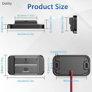 🎁【Special price】Dolity พอร์ต USB คู่ PD ชนิด C อะแดปเตอร์ซ็อกเก็ตที่ชาร์จในรถยนต์12V 24V แผงไฟ USB พร้อม swith สำหรับมอเตอร์ไซค์ทางทะเล