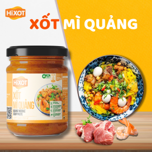 [VEGAN] XỐT MÌ QUẢNG HiXOT HŨ 220GRAM chay mặn đều dùng được