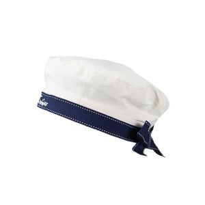 Topi Sailor Forever Korea Korean Style White Beret Hat Dengan Bow-Knot