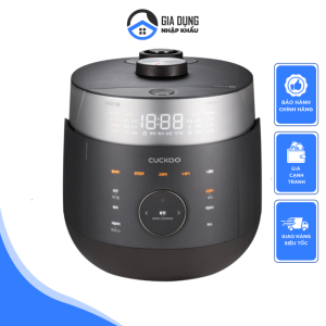Nồi Cơm Điện Cao Tần CUCKOO CRP- LHTR1010FB / LHTR1010FD Dung Tích 1.8L Thiết Kế Trang Nhã Tối Giản Chức Năng Nấu Khi Mở Công Nghệ Áp Suất Kép Cảm Ứng Trực Tiếp Nhập Hàn Bảo Hành 12 Tháng