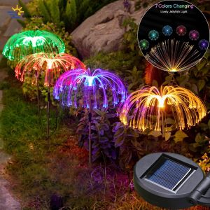 TOPINCN Solar Jellyfish Lights Outdoor Waterproof Garden Lights Christmas Lights For Patio Courtyard Pathway Landscape