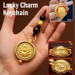 Zodiac Keychain Pendant Bring In Fortune And Wealth Rotatable Pendant Lucky Charm 转运招财进宝钥匙挂件